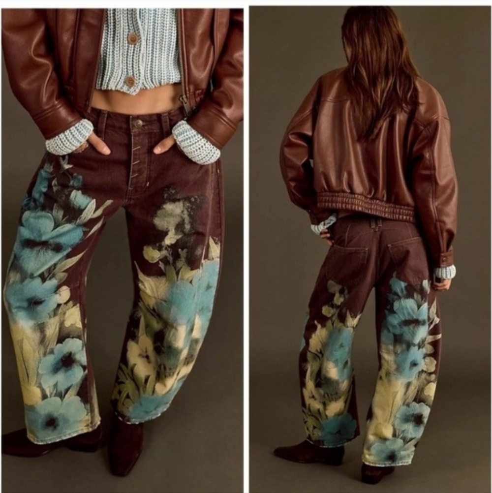 WE THE FREE PEOPLE GOOD LUCK MID RISE JEANS